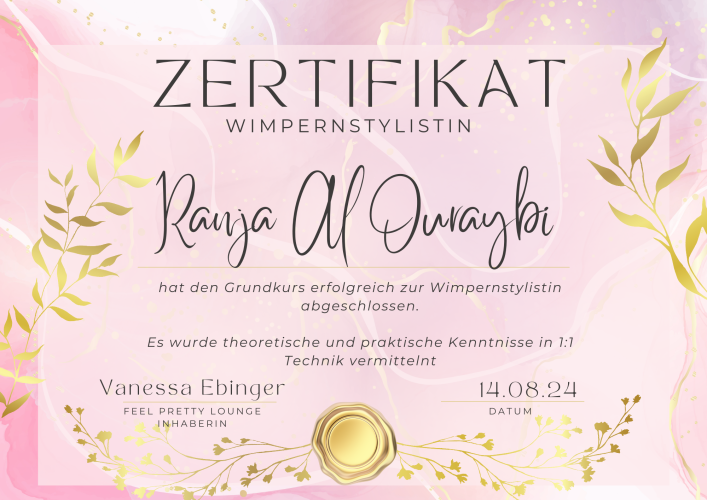 Wimpernstylistin